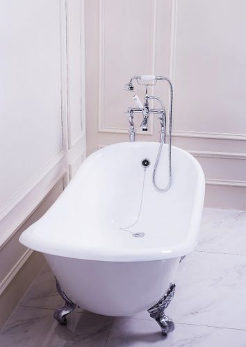 Чугунная ванна Goldman Bristol 170*76*50*55, на "орлиных когтях", в комплекте с сифоном и ножками в Ейске