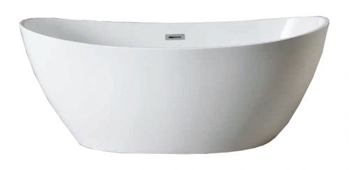 Ванна акриловая Azario GLASGOW 1660*780*665, свободностоящая, в комплекте с сифоном и металлической рамой в Ейске