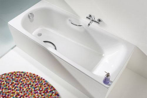 Kaldewei Eurowa Verp. Стальная ванна 150*70*39, alpine white, без ножек, с отверстиями для ручек в Ейске